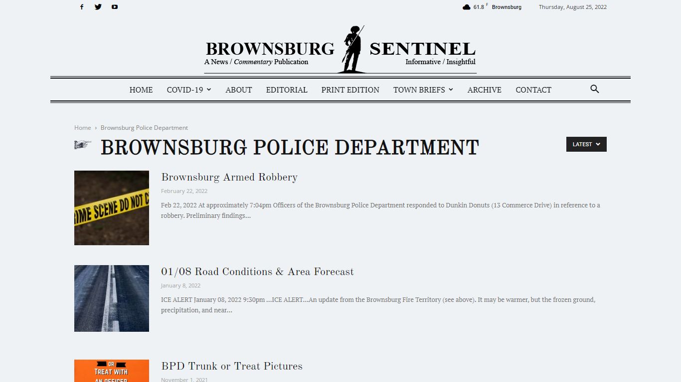 Brownsburg Police Department | Brownsburg Sentinel