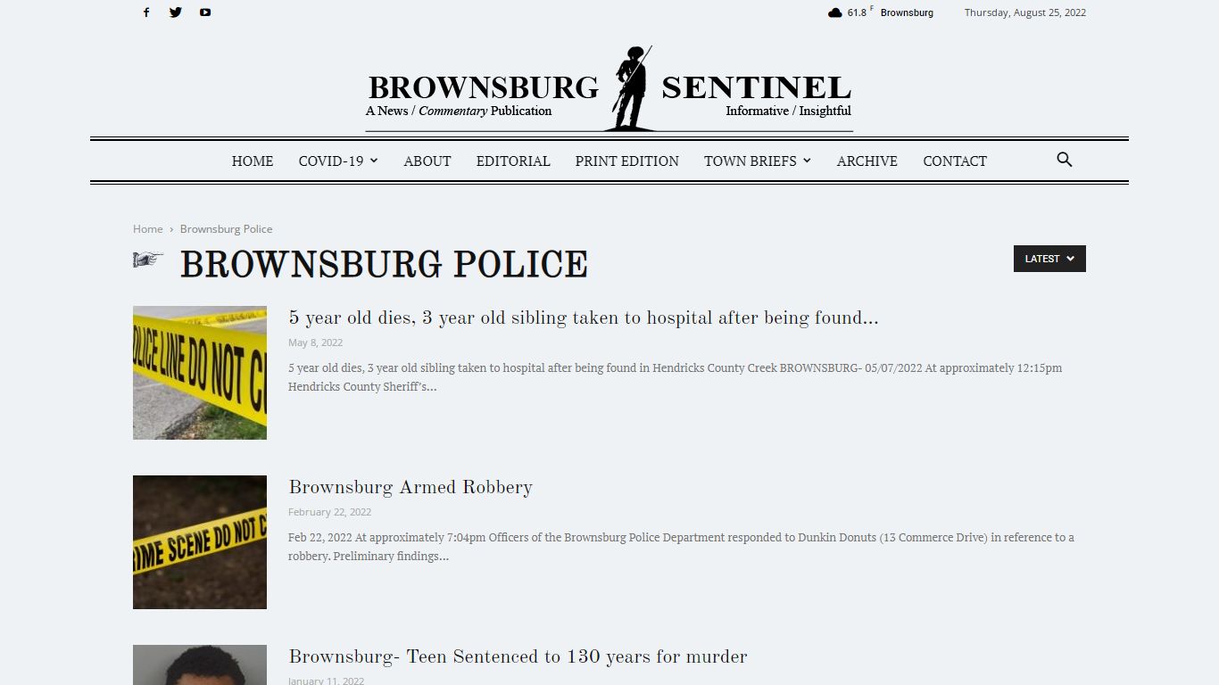 Brownsburg Police | Brownsburg Sentinel